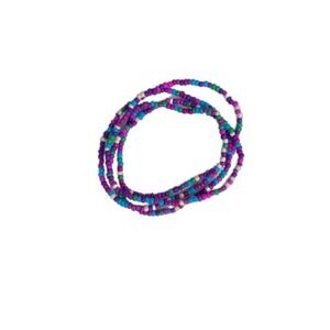 Stretchy Waist Beads (Mixed Purple)